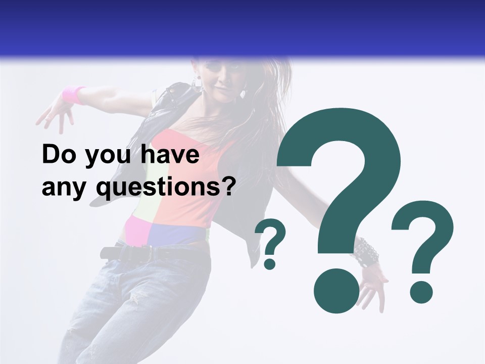 One Colour Breakdance PowerPoint Template