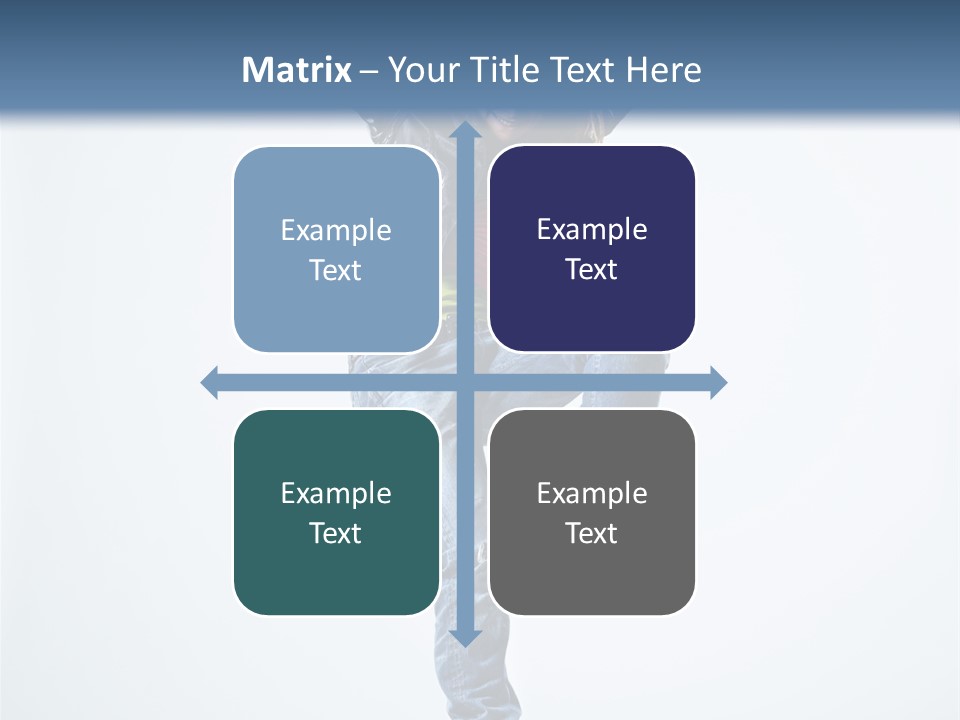 Woman Young Gymnastic PowerPoint Template