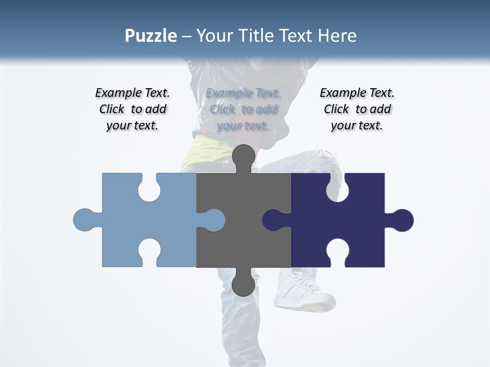 Woman Young Gymnastic PowerPoint Template