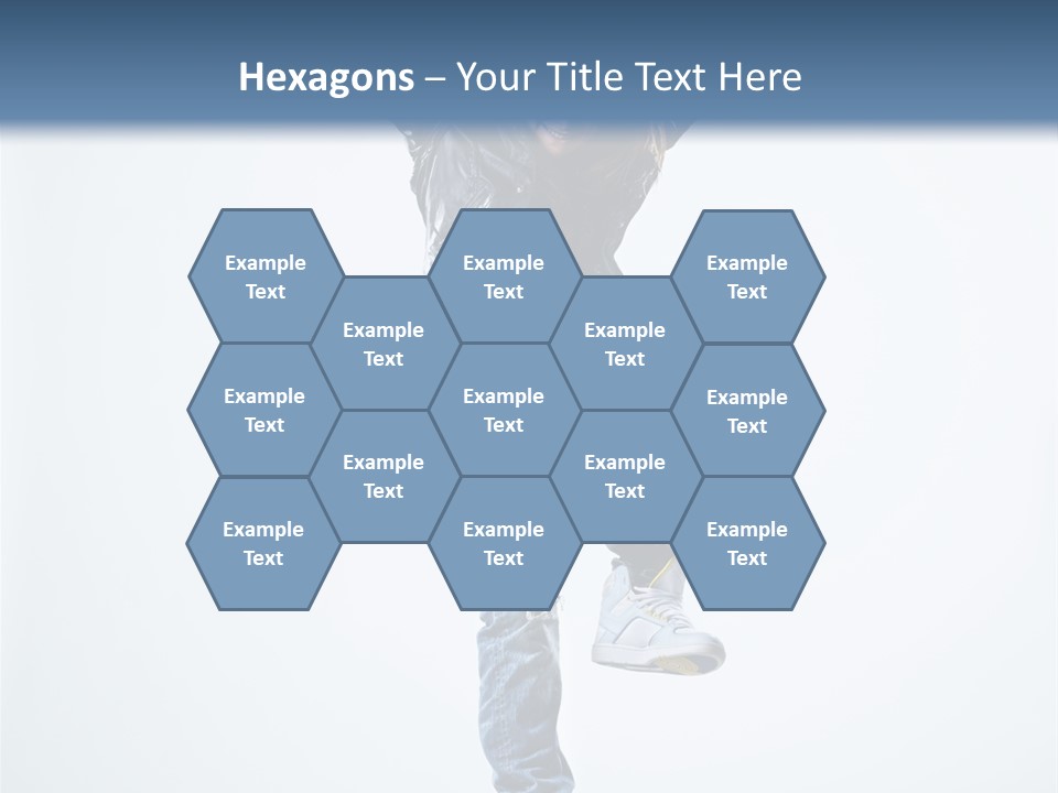 Woman Young Gymnastic PowerPoint Template