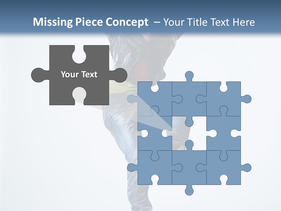 Woman Young Gymnastic PowerPoint Template