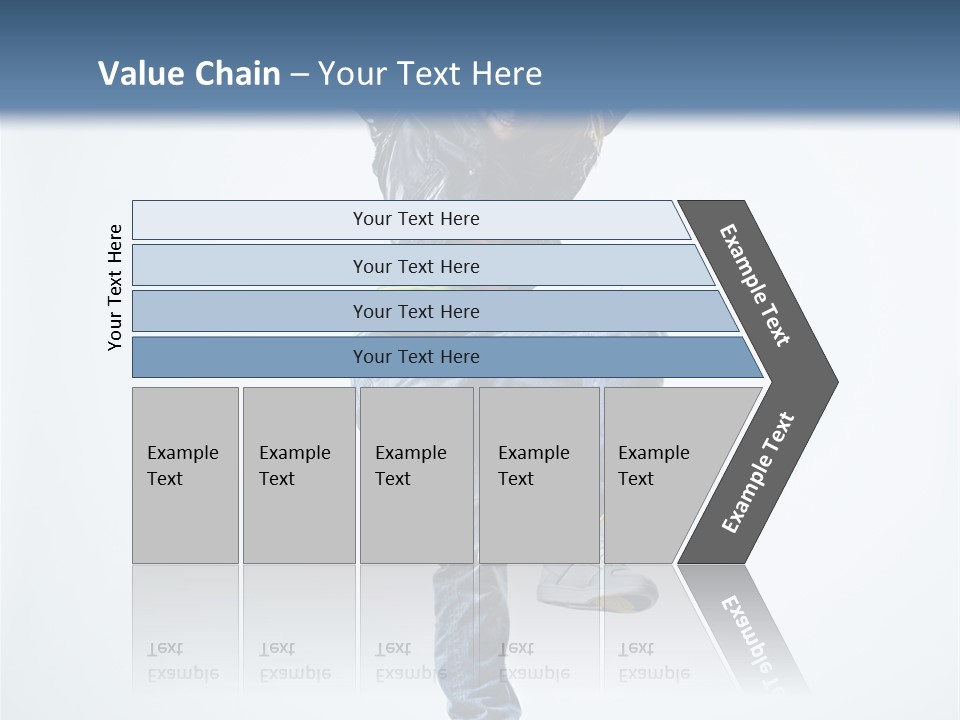 Woman Young Gymnastic PowerPoint Template