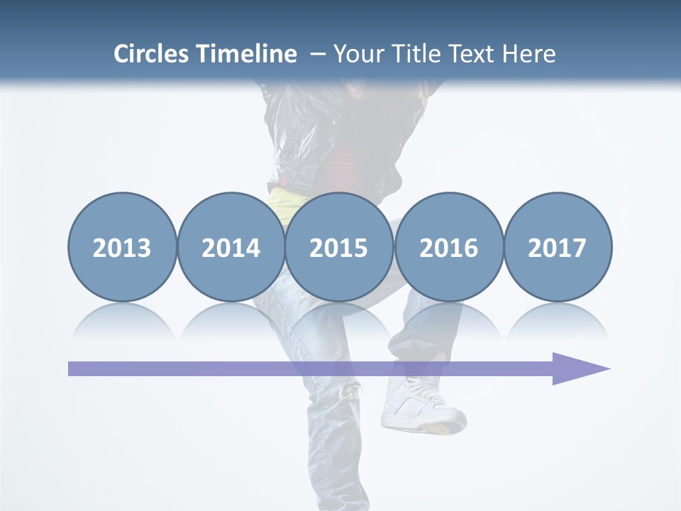 Woman Young Gymnastic PowerPoint Template