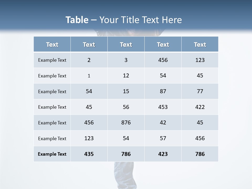 Woman Young Gymnastic PowerPoint Template