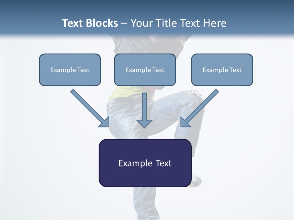 Woman Young Gymnastic PowerPoint Template