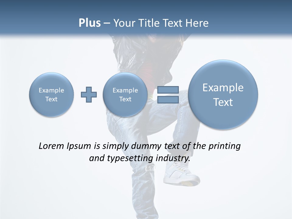 Woman Young Gymnastic PowerPoint Template