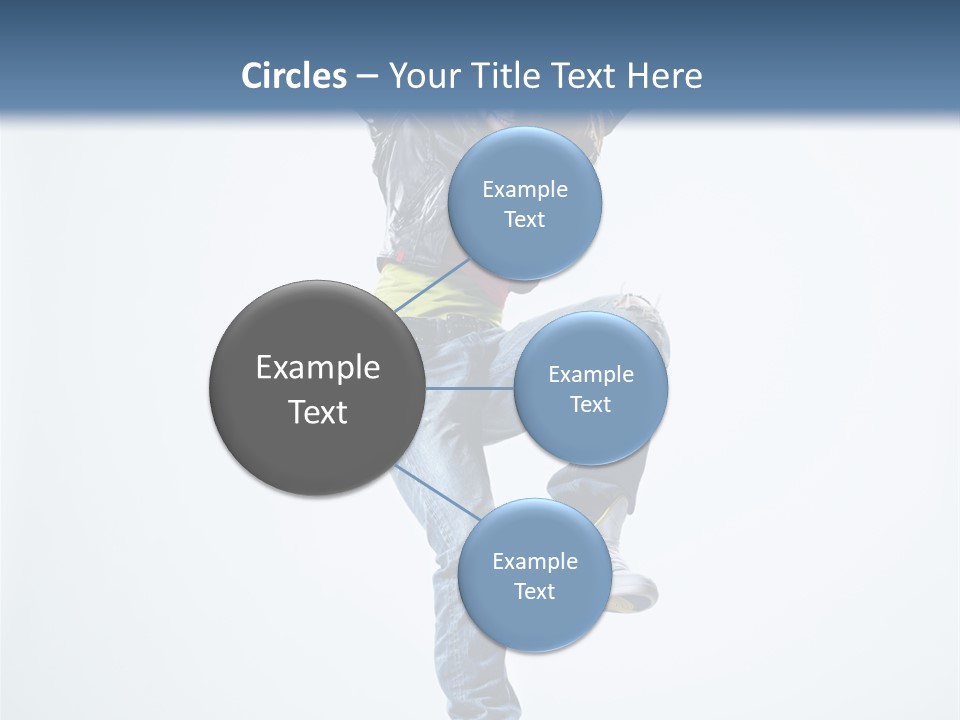 Woman Young Gymnastic PowerPoint Template