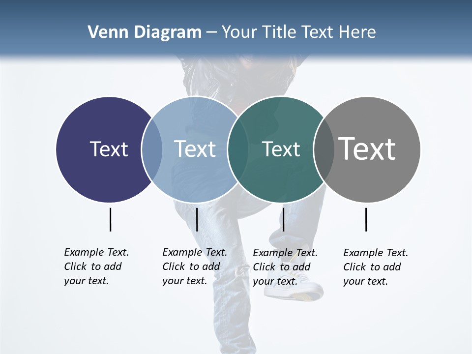 Woman Young Gymnastic PowerPoint Template