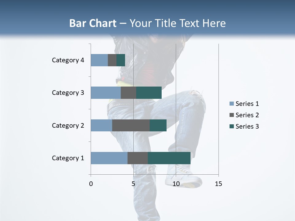 Woman Young Gymnastic PowerPoint Template