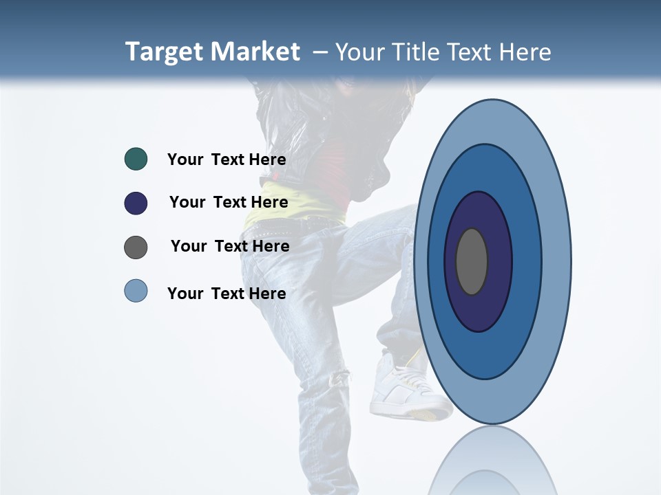 Woman Young Gymnastic PowerPoint Template