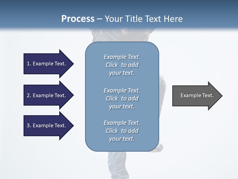 Woman Young Gymnastic PowerPoint Template