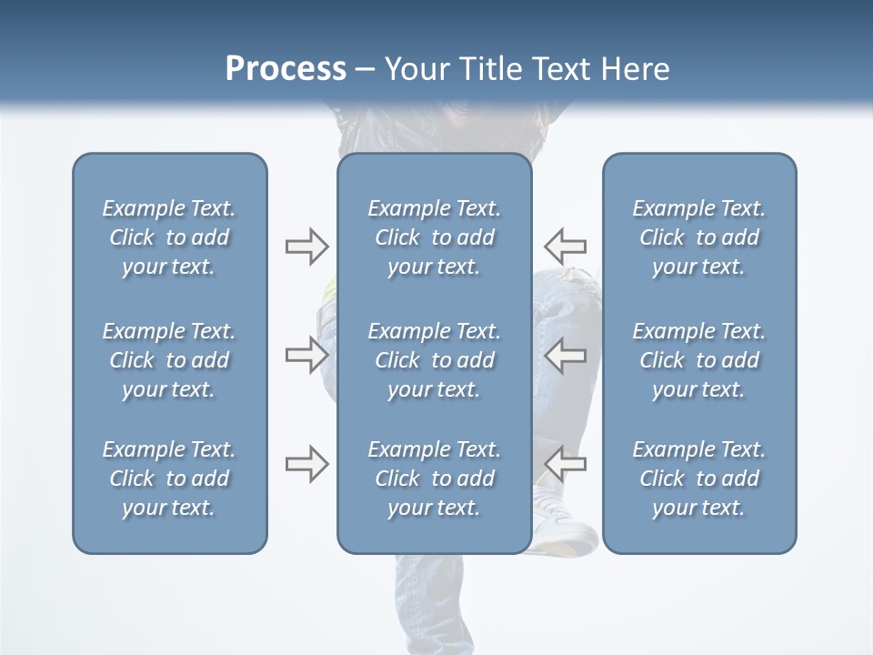 Woman Young Gymnastic PowerPoint Template