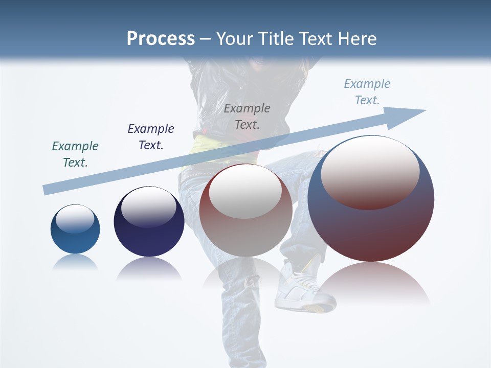 Woman Young Gymnastic PowerPoint Template