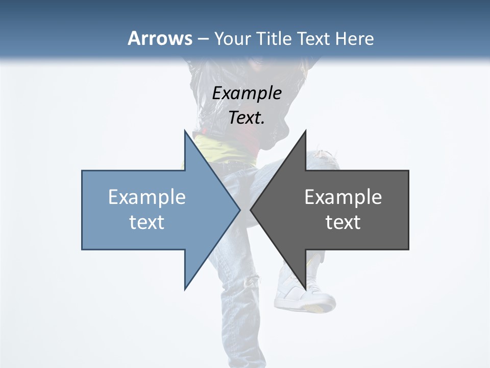 Woman Young Gymnastic PowerPoint Template