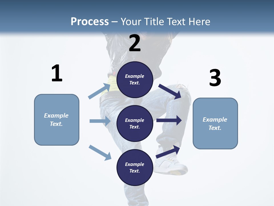 Woman Young Gymnastic PowerPoint Template