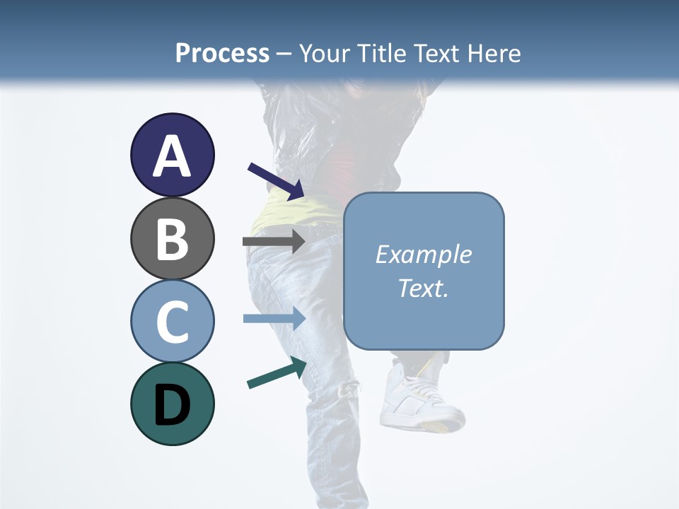 Woman Young Gymnastic PowerPoint Template