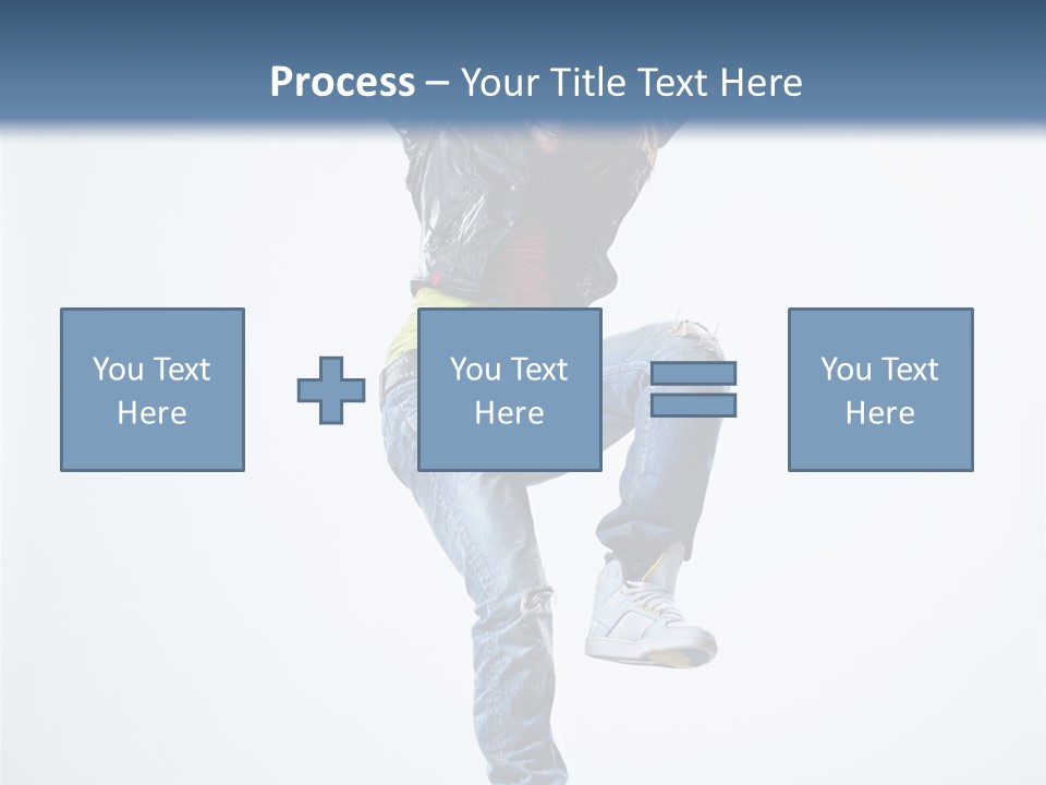 Woman Young Gymnastic PowerPoint Template