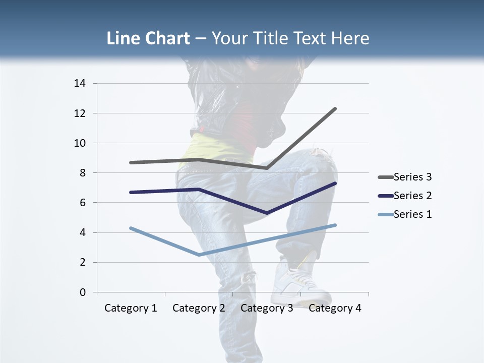 Woman Young Gymnastic PowerPoint Template