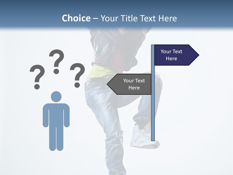 Woman Young Gymnastic PowerPoint Template