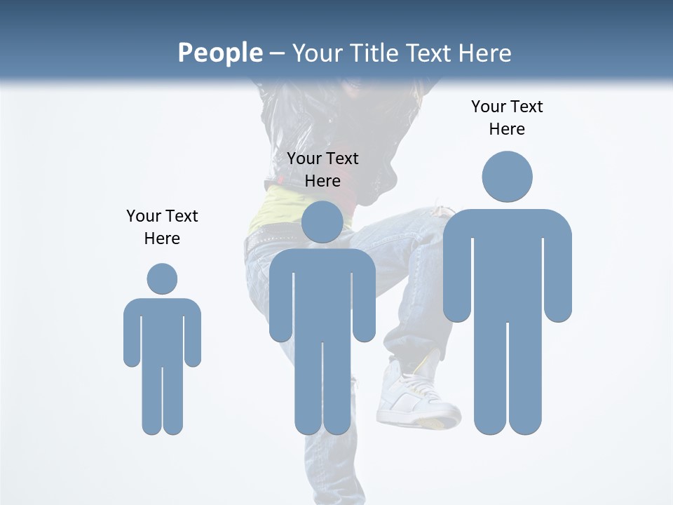 Woman Young Gymnastic PowerPoint Template