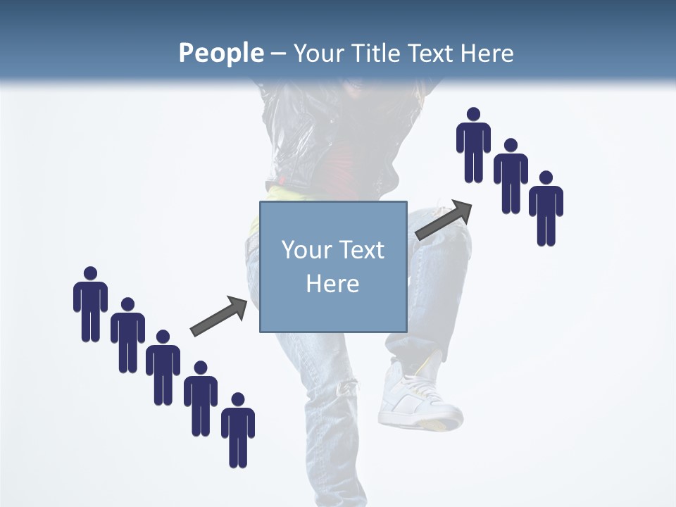 Woman Young Gymnastic PowerPoint Template