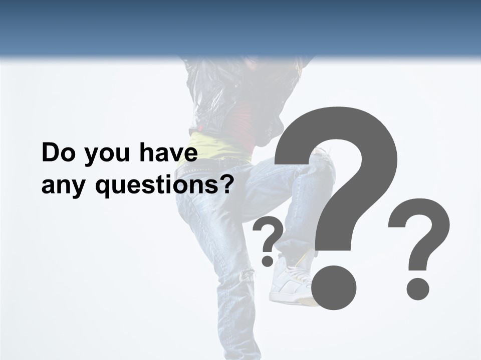 Woman Young Gymnastic PowerPoint Template