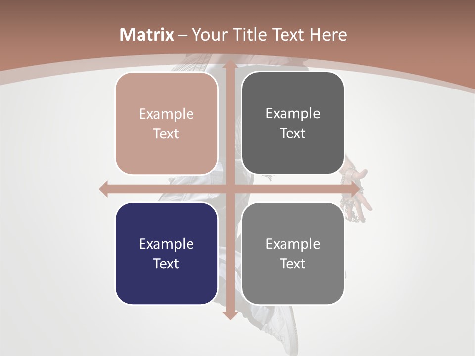 Agility Posing Breakdancer PowerPoint Template