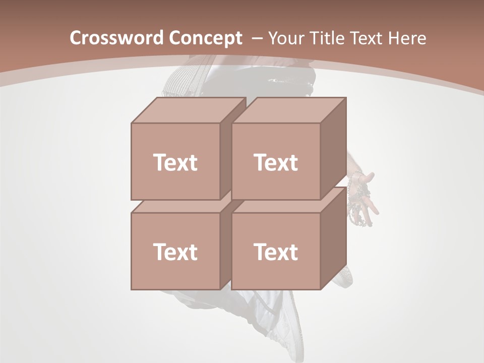 Agility Posing Breakdancer PowerPoint Template