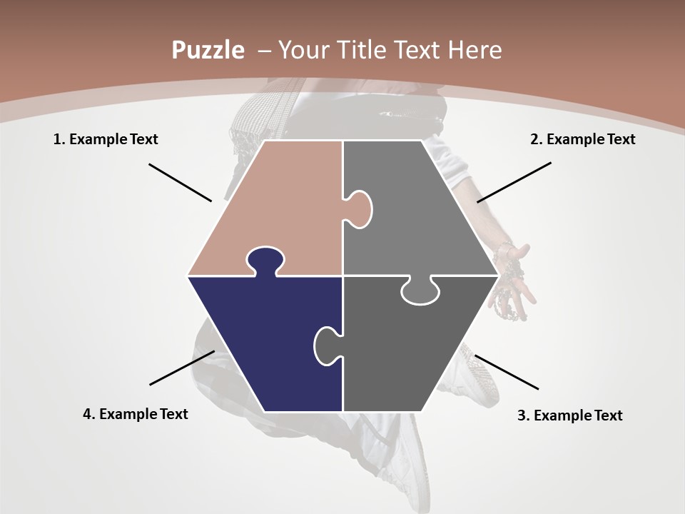 Agility Posing Breakdancer PowerPoint Template