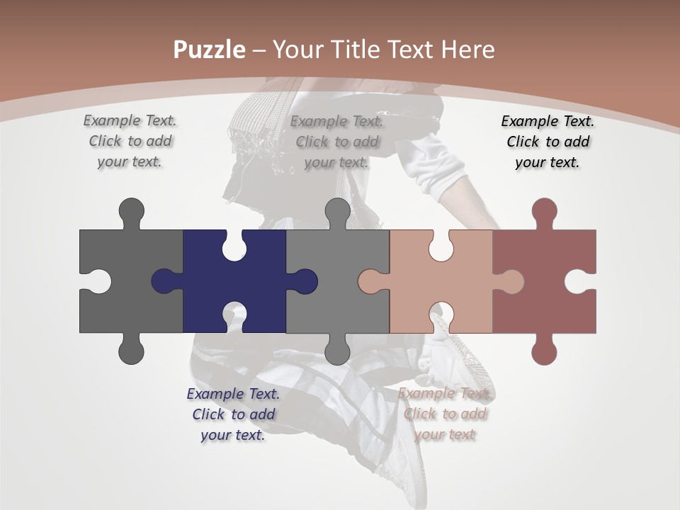 Agility Posing Breakdancer PowerPoint Template