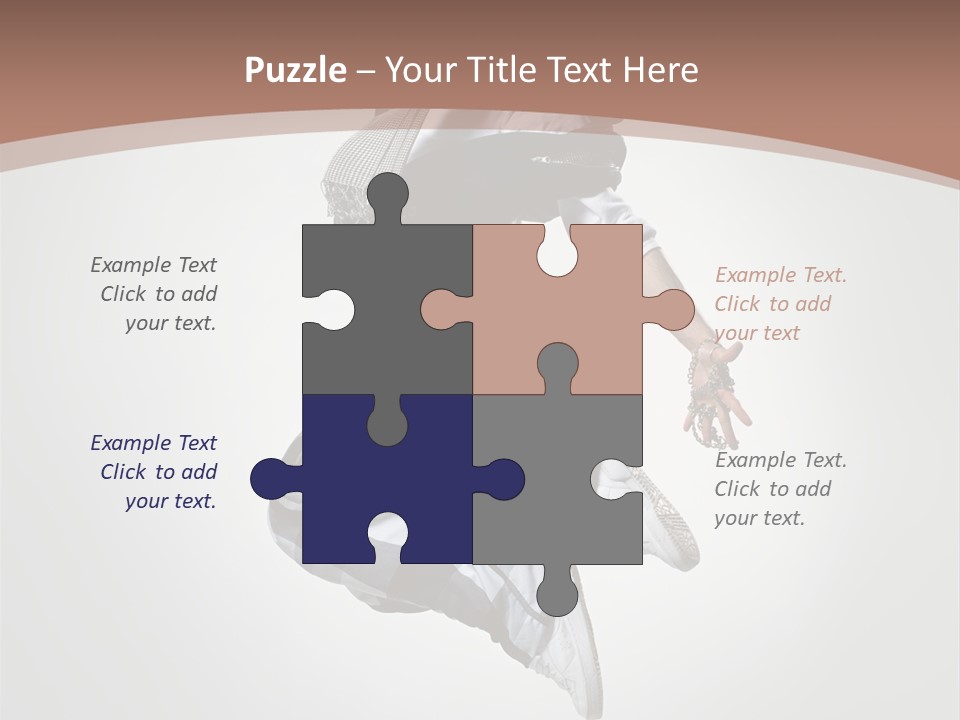 Agility Posing Breakdancer PowerPoint Template