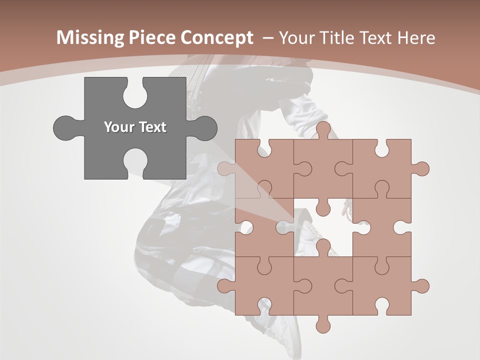 Agility Posing Breakdancer PowerPoint Template