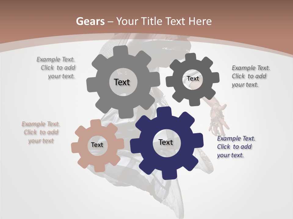 Agility Posing Breakdancer PowerPoint Template