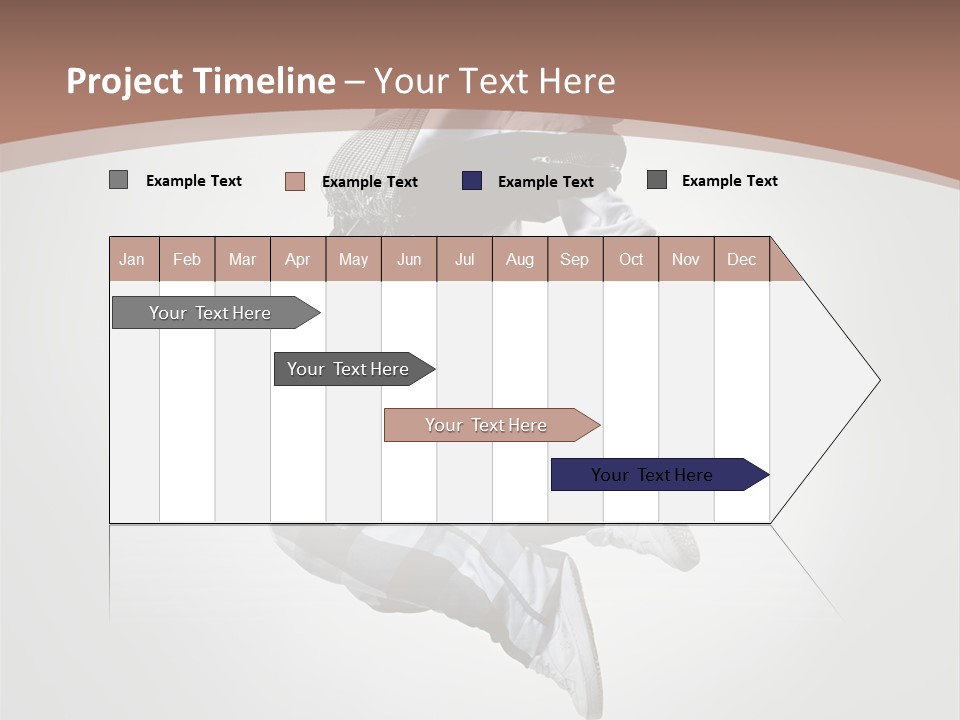 Agility Posing Breakdancer PowerPoint Template