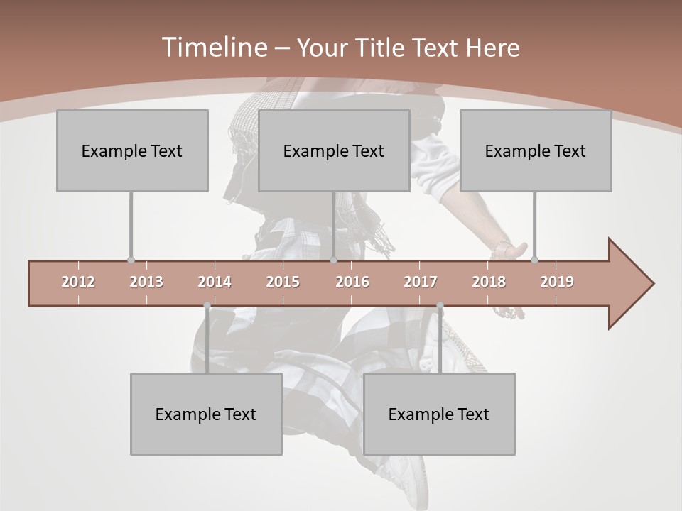 Agility Posing Breakdancer PowerPoint Template