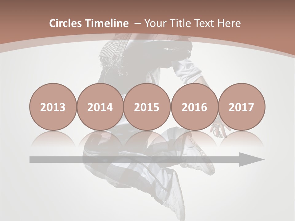 Agility Posing Breakdancer PowerPoint Template