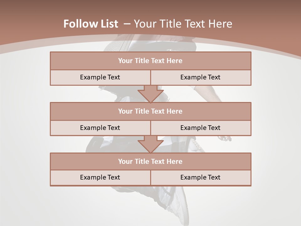 Agility Posing Breakdancer PowerPoint Template