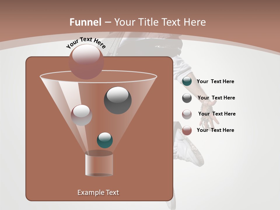 Agility Posing Breakdancer PowerPoint Template