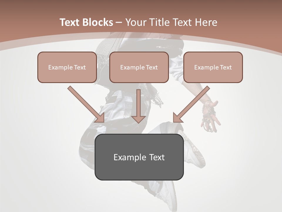 Agility Posing Breakdancer PowerPoint Template