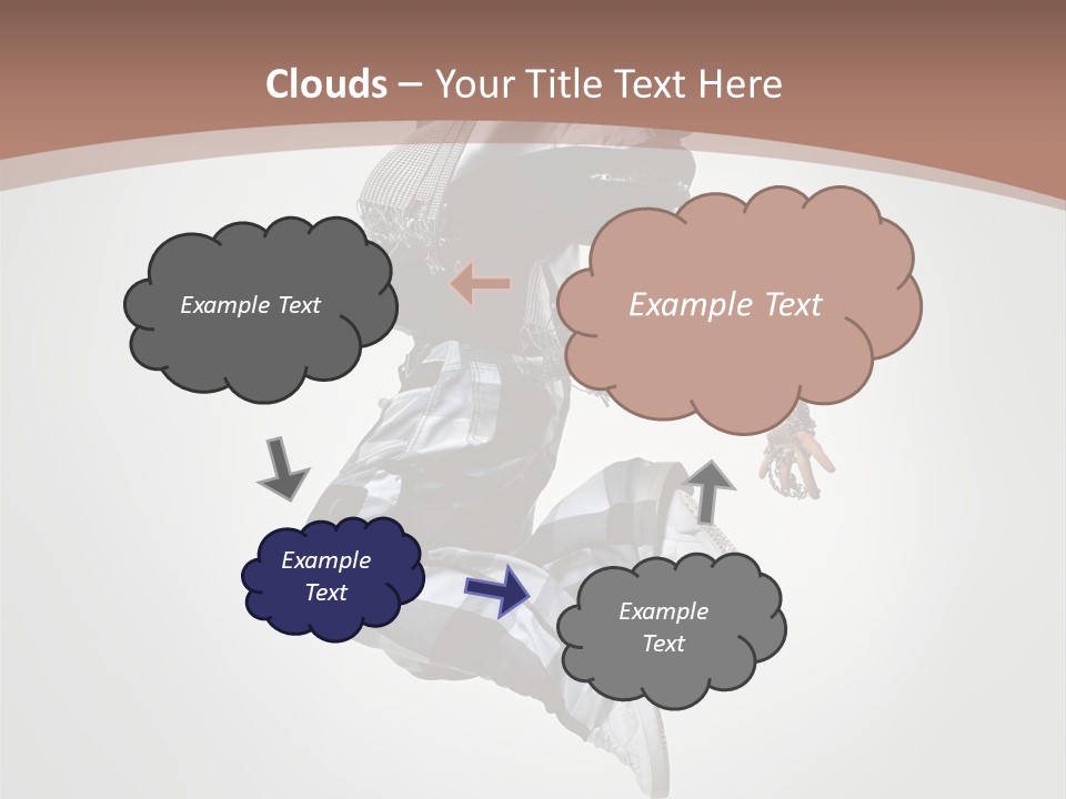 Agility Posing Breakdancer PowerPoint Template