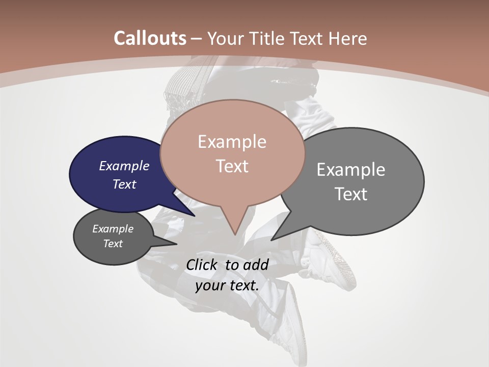 Agility Posing Breakdancer PowerPoint Template