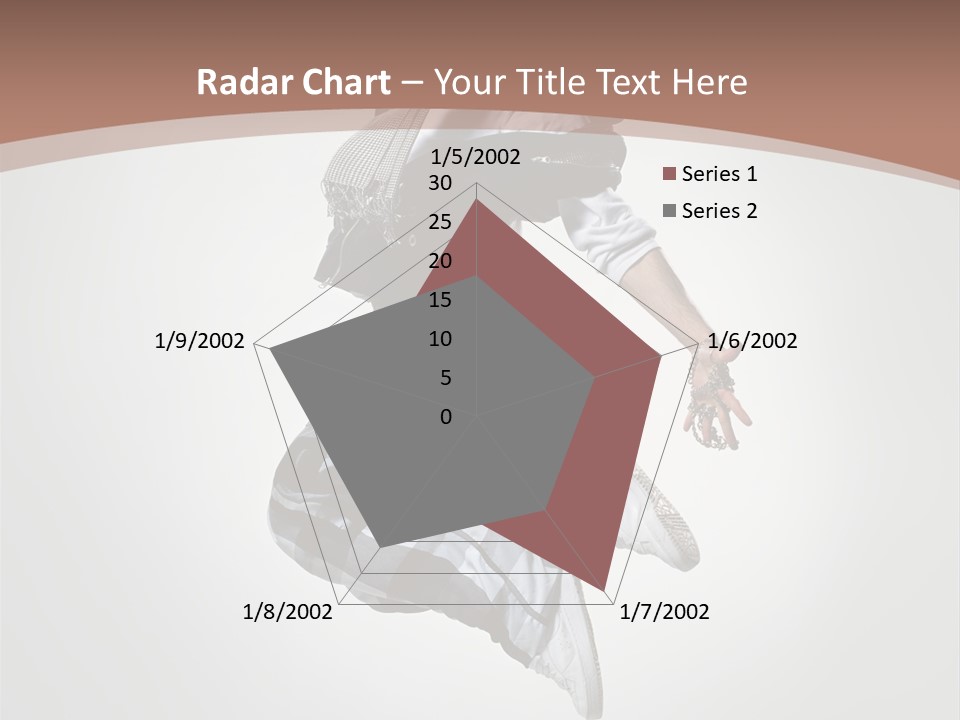 Agility Posing Breakdancer PowerPoint Template