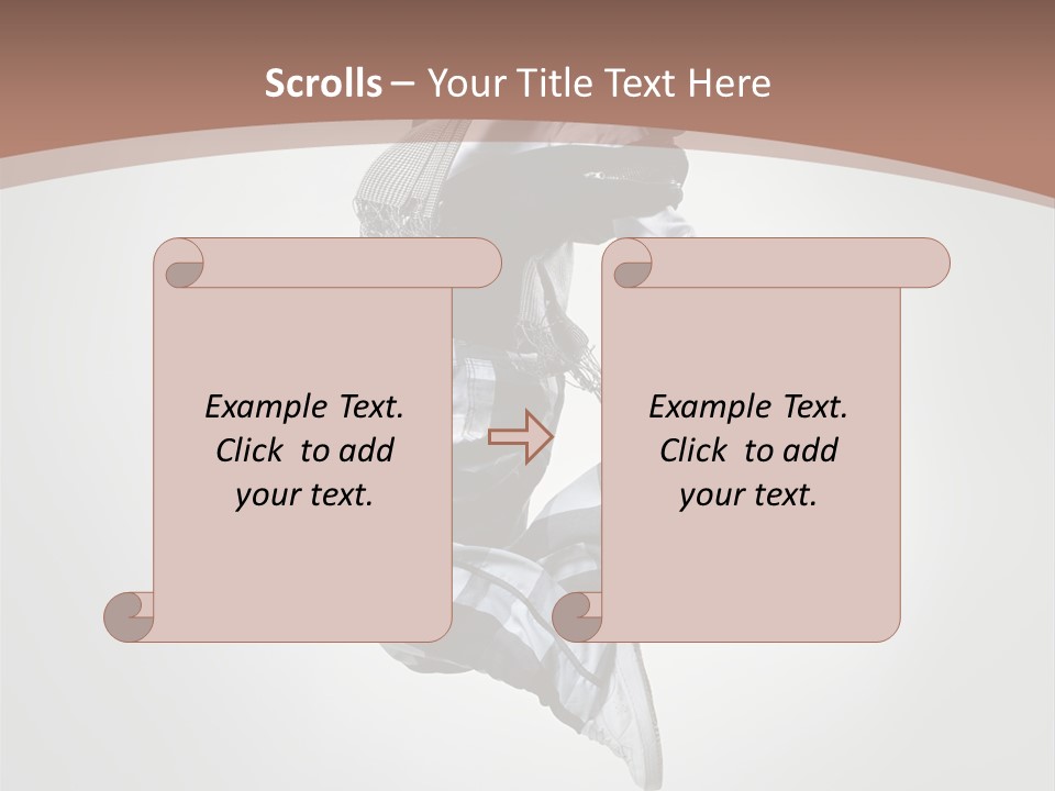 Agility Posing Breakdancer PowerPoint Template