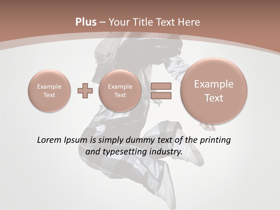 Agility Posing Breakdancer PowerPoint Template