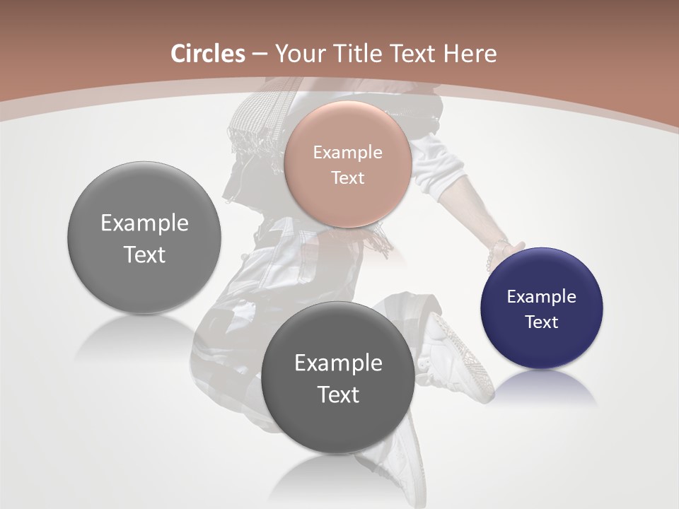 Agility Posing Breakdancer PowerPoint Template