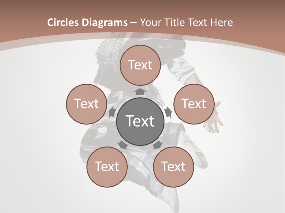 Agility Posing Breakdancer PowerPoint Template