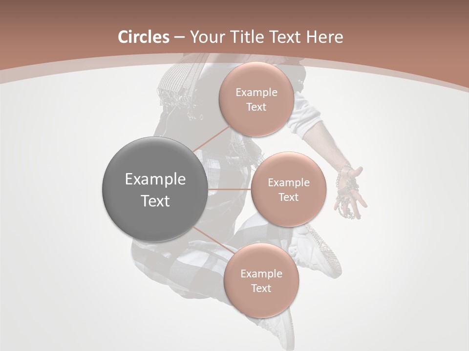 Agility Posing Breakdancer PowerPoint Template