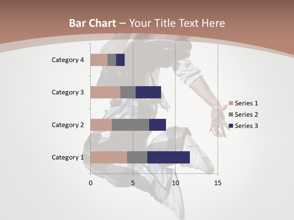 Agility Posing Breakdancer PowerPoint Template