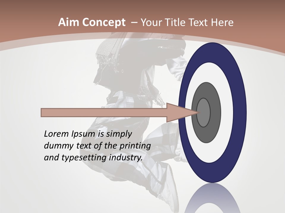 Agility Posing Breakdancer PowerPoint Template