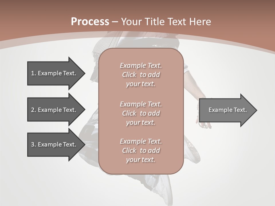 Agility Posing Breakdancer PowerPoint Template